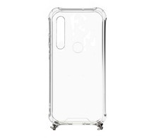 Dėklas Evelatus Xiaomi Xiaomi Redmi Note 8 / Redmi Note 8 2021 Silicone Transparent with Necklace TPU Strap Space Gray