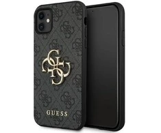 Dėklas Apple iPhone 11 Guess Big Metal Logo GUHCN614GMGGR juodos spalvos