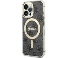 Dėklas GUESS GUHMP13LH4STK IPHONE 13 PRO / 13 6.1 "Juodas / Juodas HARDCASE 4G MAGSAFE