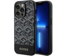 Apple iPhone 14 Pro Guess dėklas GCube Stripes MagSafe (GUHMP14LHGCFSEK) juodos spalvos