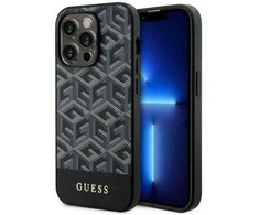 Apple iPhone 14 Pro Max Guess dėklas GCube Stripes MagSafe (GUHMP14XHGCFSEK) juodos spalvos