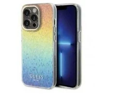 Dėklas GUESS GUHCP15LHDECMI IPHONE 15 PRO 6.1 "DAUGIAspalvis KIETAS DĖLIS IML FACETED MIRROR DISCO IRIDESCENT
