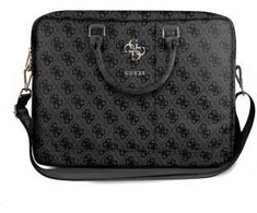 Dėklas Guess - Guess PU 4G Metal Logo Computer Bag 15/16" Pilkas