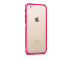 Dėklas Hoco Apple iPhone 6 Moving Shock-proof Silicon Bumper Rožinė