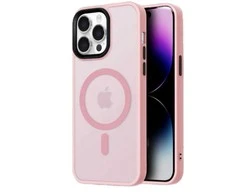 Hurtel Magnetic Collection MagSafe Apple iPhone 16 Pro – dėklas telefonui rožinės spalvos