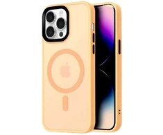 Hurtel Magnetic Collection MagSafe Apple iPhone 16 Pro Max – dėklas telefonui oranžinės spalvos
