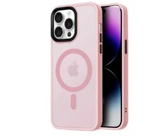 Hurtel Magnetic Collection MagSafe iPhone 16 Plus – dėklas telefonui rožinės spalvos