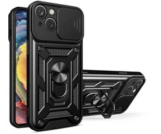 Hurtel Hybrid Armor Camshield dėklas skirtas Huawei Nova Y90, juodas