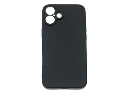 Hurtel Soft Apple iPhone 16 – dėklas telefonui juodos spalvos