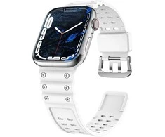 Hurtel Apyrankė Triple Protection Apple Watch SE, 9, 8, 7, 6, 5, 4, 3, 2, 1 (41, 40, 38 mm) baltos spalvos