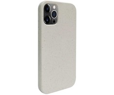 Dėklas iLike Apple iPhone 12 Pro Max Silicone plastikas case Eco Print Design Baltas