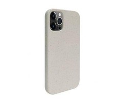 Dėklas iLike Apple iPhone 12 Pro Max Silicone plastikas case Eco Print Design Baltas