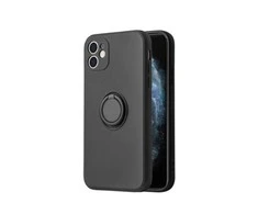 Dėklas iLike Apple IPHONE 12 PRO SILICONE RING Juodas