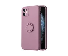 Dėklas iLike Apple IPHONE 13 SILICONE RING Violetinė