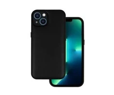 Dėklas iLike Apple IPHONE 14 LEATHER 3D CASE Juodas
