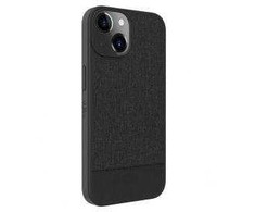 Dėklas iLike Apple iPhone 14 Plastic Leather Back Cover Juodas