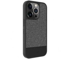 Dėklas iLike Apple iPhone 14 Pro Max Plastic Leather Back Cover Gray