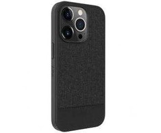 Dėklas iLike Apple iPhone 14 Pro Max Plastic Leather Back Cover Juodas