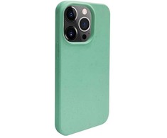 Dėklas iLike Apple iPhone 14 Pro Max Silicone plastikas case Eco Print Design Flower Žalias