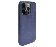Dėklas iLike Apple iPhone 14 Pro MaxSilicone plastikas case Eco Print Design Mėlyna