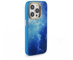Dėklas iLike Apple iPhone 14 Pro Print Desire Customized Diamonds Case Mėlyna