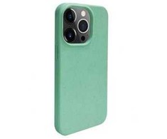 Dėklas iLike Apple iPhone 14 Pro Silicone plastikas case Eco Print Design Flower Žalias