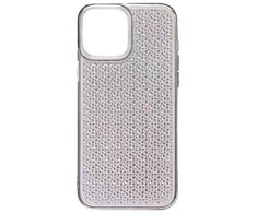 Dėklas iLike Apple iPhone 14 Silicone case Shine Transparent Juodas