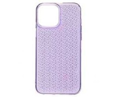 Dėklas iLike Apple iPhone 14 Silicone case Shine Transparent Violet