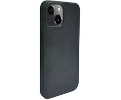 Dėklas iLike Apple iPhone 14 Silicone plastikas case Eco Print Design Juodas