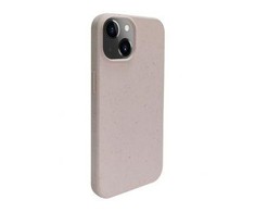 Dėklas iLike Apple iPhone 14 Silicone plastikas case Eco Print Design rusvai gelsvas
