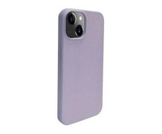 Dėklas iLike Apple iPhone 14 Silicone plastikas case Eco Print Design Flower Violetinė