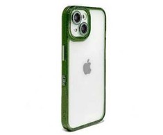 Dėklas iLike Apple iPhone 14 STARS LENS ACRYLIC COVER Žalias