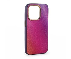 Dėklas iLike Apple iPhone 15 Print Desire Customized Diamonds Case Violetinė