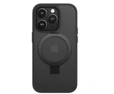 Dėklas iLike Apple iPhone 15 Pro Kickstand Case with MagSafe Juodas