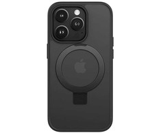 Dėklas iLike Apple iPhone 15 Pro Kickstand Case with MagSafe Juodas