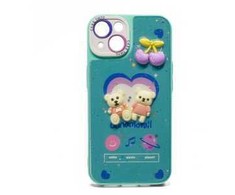 Dėklas iLike Apple iPhone 15 Pro Max EPOXY CARTOON COVER Mėlyna