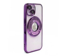 Dėklas iLike Apple iPhone 15 Pro Max IH MAGSAFE HIDDEN STAND COVER Violetinė