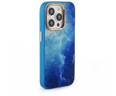 Dėklas iLike Apple iPhone 15 Pro Max Print Desire Customized Diamonds Case Mėlyna