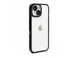 Dėklas iLike Apple iPhone 15 Pro STARS LENS ACRYLIC COVER Juodas