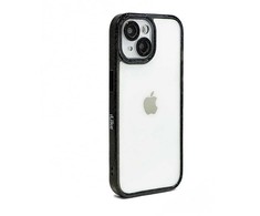 Dėklas iLike Apple iPhone 15 STARS LENS ACRYLIC COVER Juodas