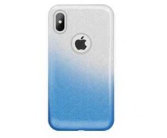 Dėklas iLike Huawei Y5 2018 / Honor 7S Gradient Glitter 3in1 case Mėlyna