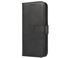 Hurtel Magnet Nothing Phone 1 atverčiamas wallet su stoveliu dėklas telefonui juodos spalvos