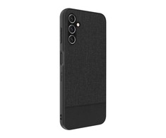 iLike Samsung Galaxy A14 5G Plastic Leather Back Cover Juodas