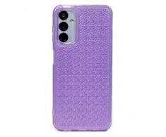 Dėklas iLike Samsung Galaxy A14 5G Silicone case Shine Transparent Violet