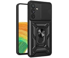 iLike Hurtel Hybrid Armor Camshield Samsung Galaxy A14 armored camera dėklas telefonui juodos spalvos