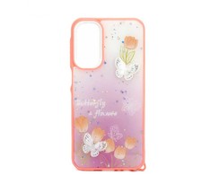 Dėklas iLike Samsung Galaxy A15 EPOXY CARTOON COVER Light Rožinė