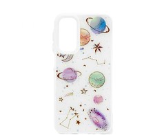 Dėklas iLike Samsung Galaxy A15 EPOXY CARTOON COVER Baltas