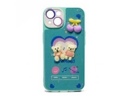 iLike Dėklas do słuchawek Samsung Galaxy A34 Epoxy Cartoon Cover Mėlyna ILISAMA34ECB