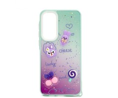 Dėklas iLike Samsung Galaxy A35 EPOXY CARTOON COVER Mint