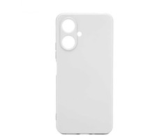 Dėklas iLike Xiaomi Poco M6 Nano silicone case Sidabrinis